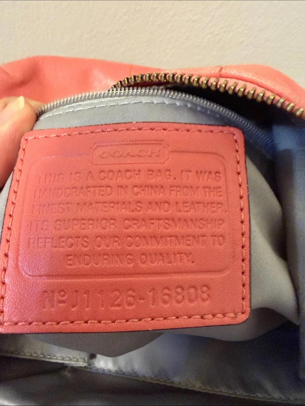 Coach 16808 Kristen Hobo Shoulder Bag Purse in Peony Pink